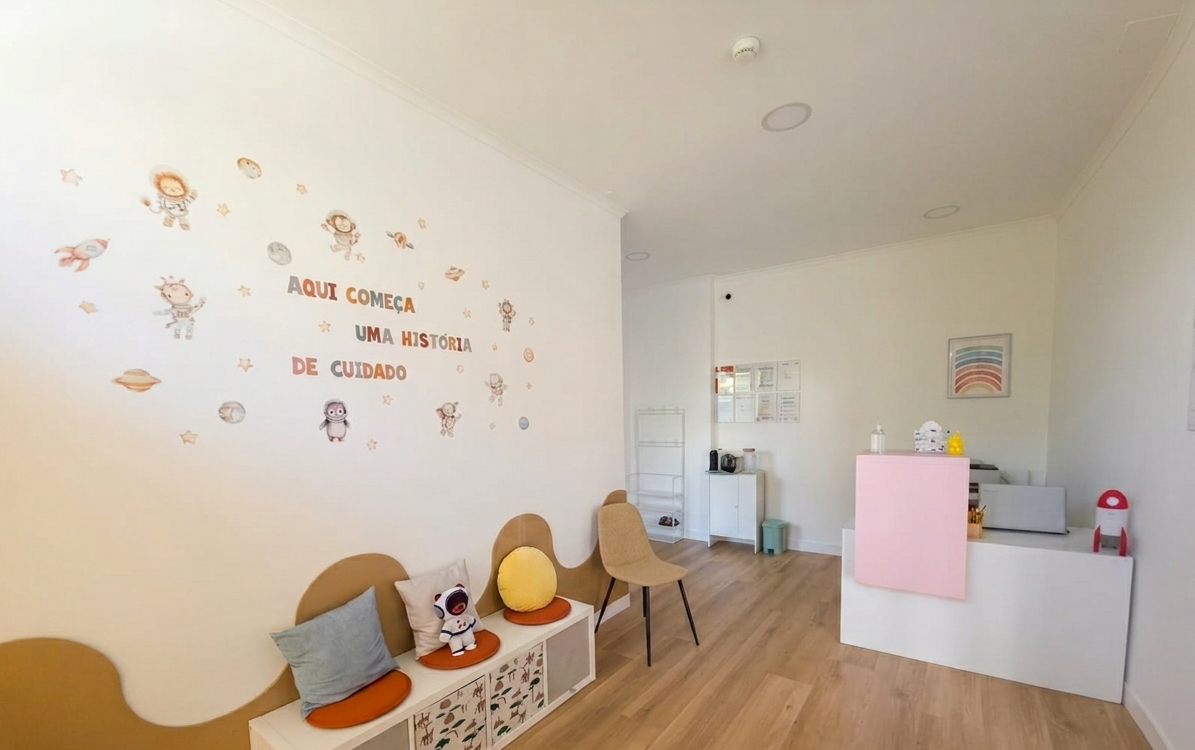 Receção do Um Dó Li Tá- centro de terapias e desenvolvimento infantil